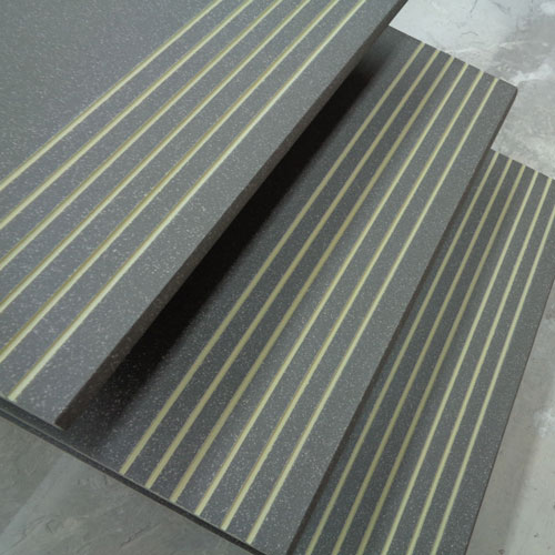 Stair Treads with Custom Safety Grooves