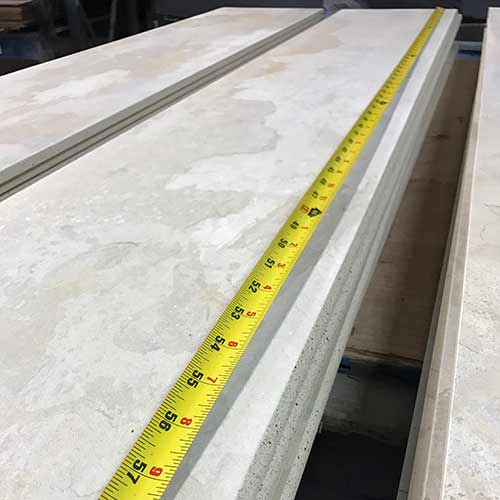 Bullnose for Large Format Concrete-Look Tiles